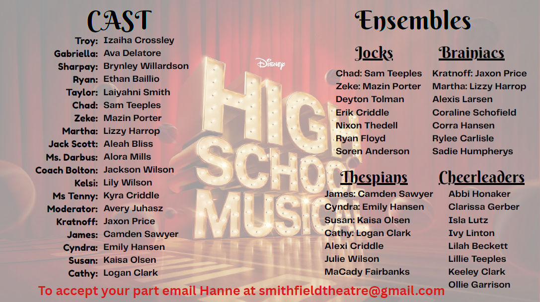 hsm-cast Smithfield High School Musical Cast